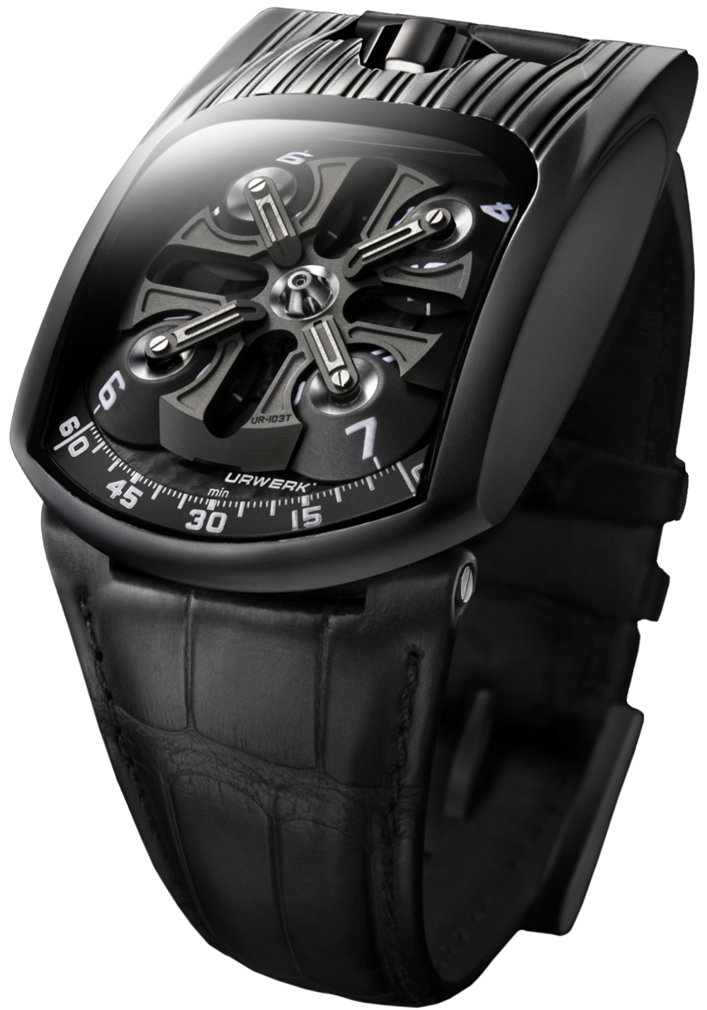 exciting promotions UR103T Tarantula Urwerk 103 Mens Watch