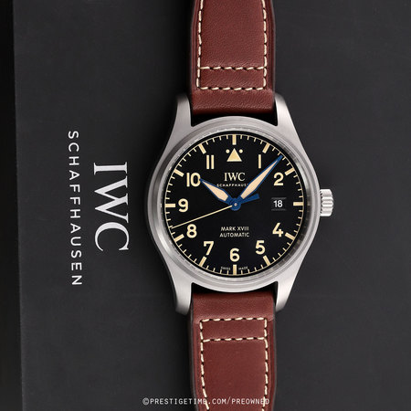 Pre-owned IWC Pilot's Watch Mark XVIII Heritage 40mm iw327006