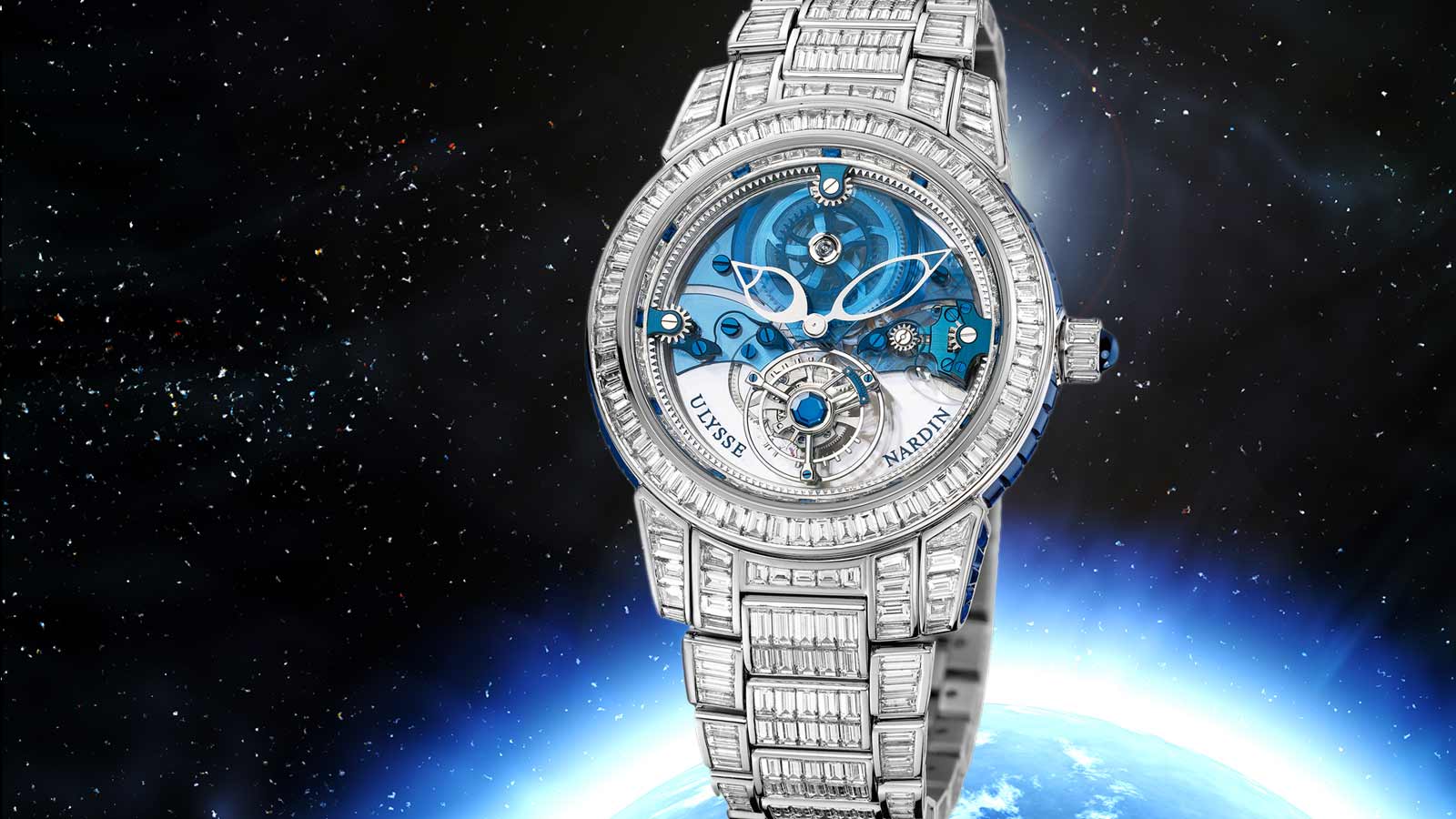 Ulysse Nardin Royal Blue Mystery Tourbillon 43mm Midsize Watch