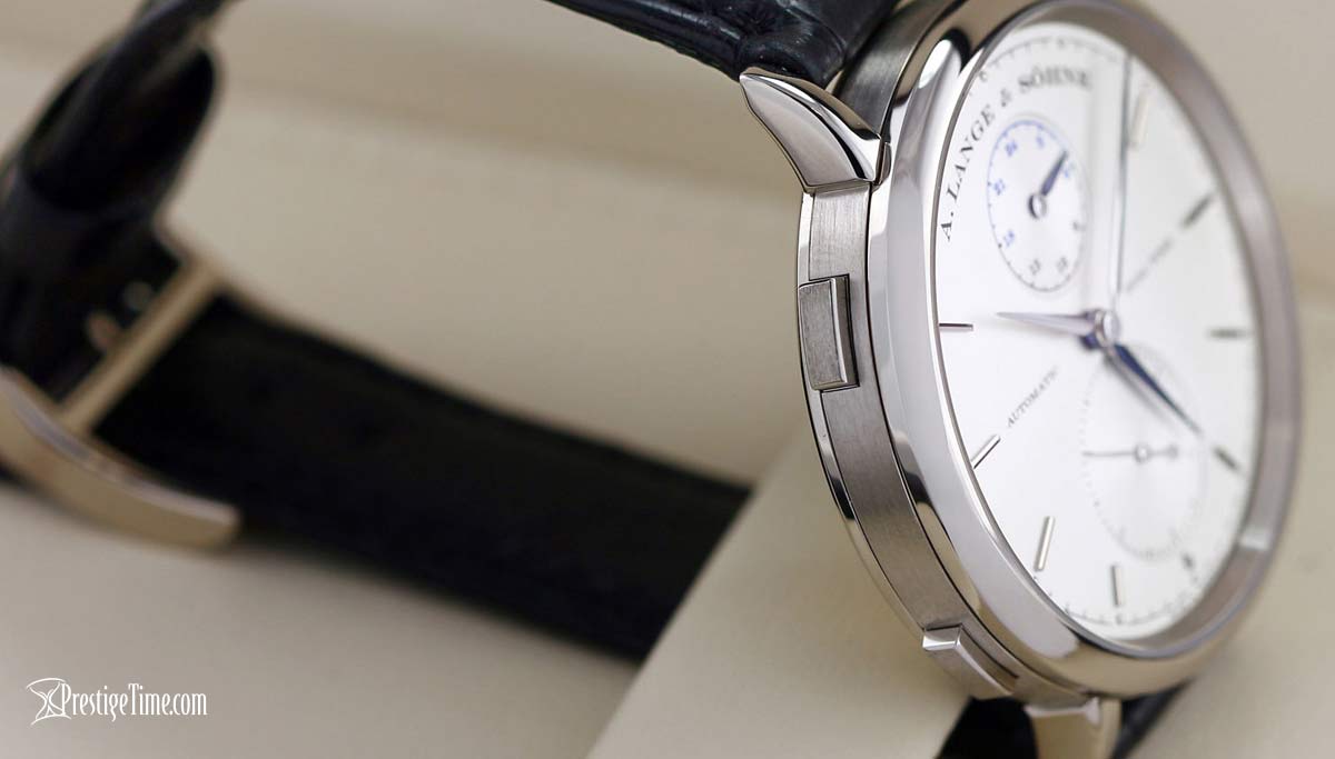 A Lange Sohne Saxonia Dual Time Pushers