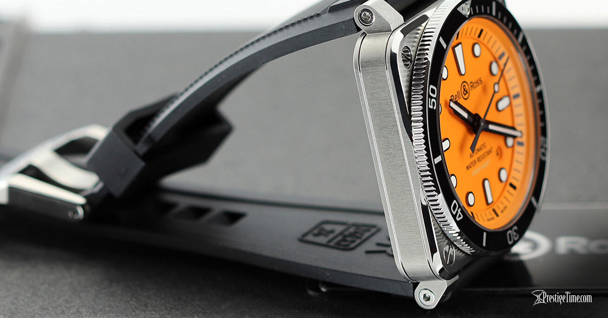Bell Ross BR03 92 Automatic 42mm Diver Orange Case Thickness