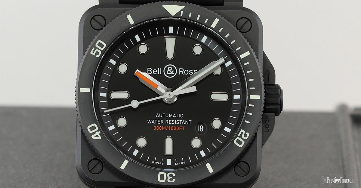 Bell and Ross BR03 92 Diver Ceramic 42mm Dial