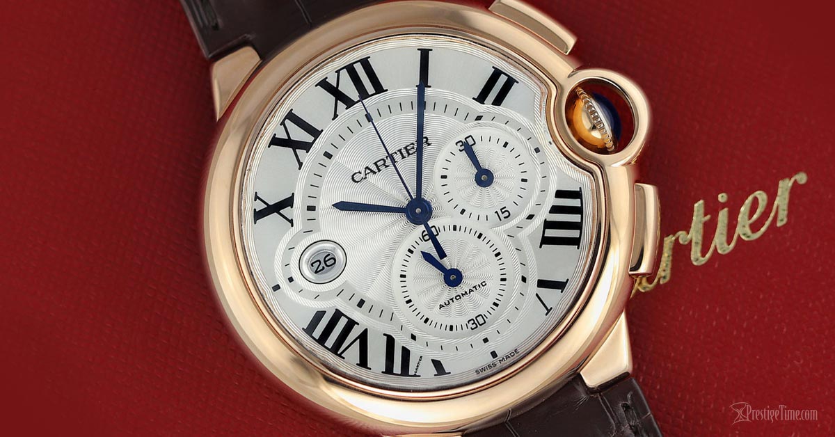 cartier ballon bleu chronograph quartz