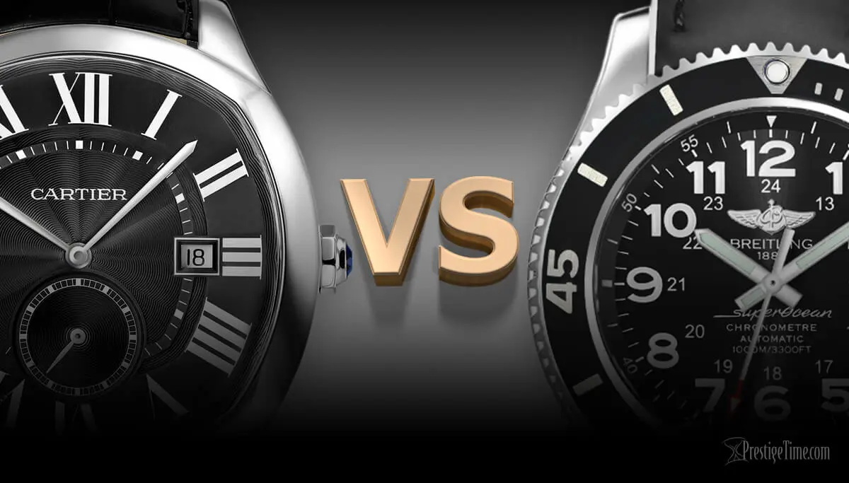 tag heuer vs cartier watches