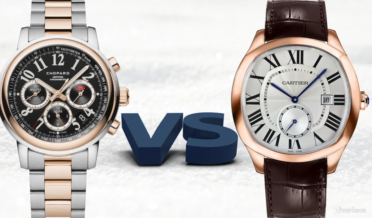 Chopard VS Cartier Watches 