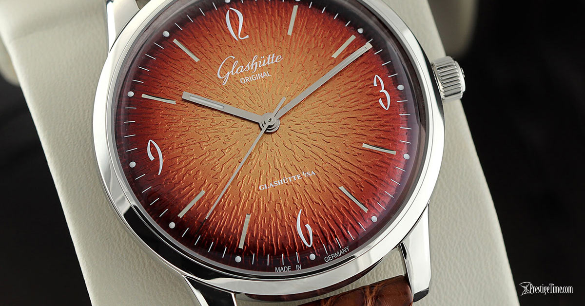 Glashutte First 1960s Ombre Smokey Dial