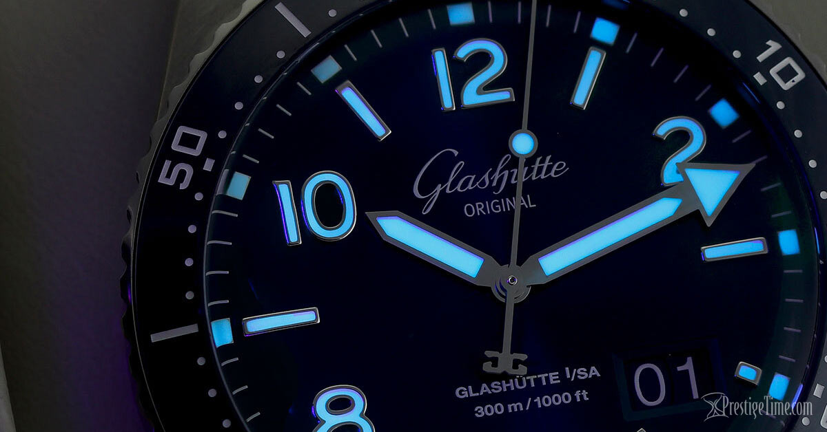 Glashutte Original SeaQ Panorama Date 43.2mm Luminescence