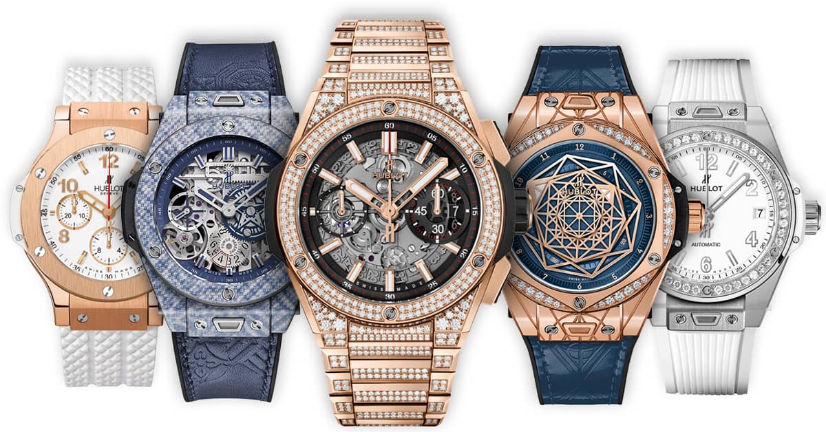 Hublot Classic Big Bang Collection Collage