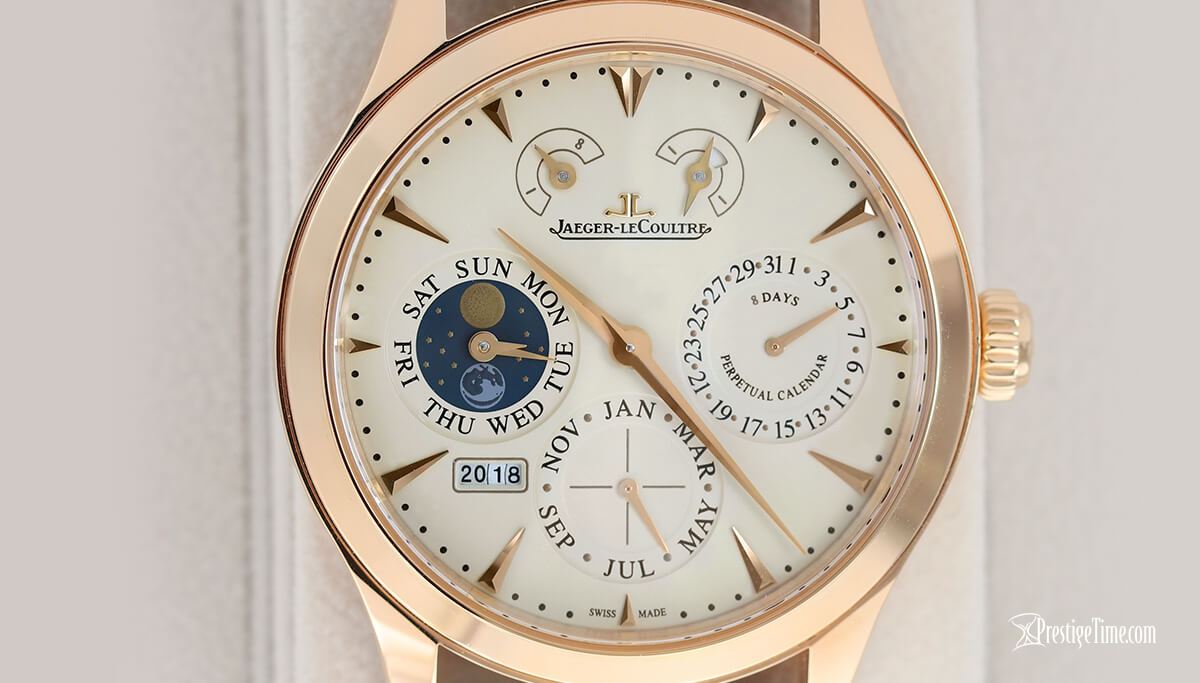 Jaeger LeCoultre Master Eight Days Perpetual Dial