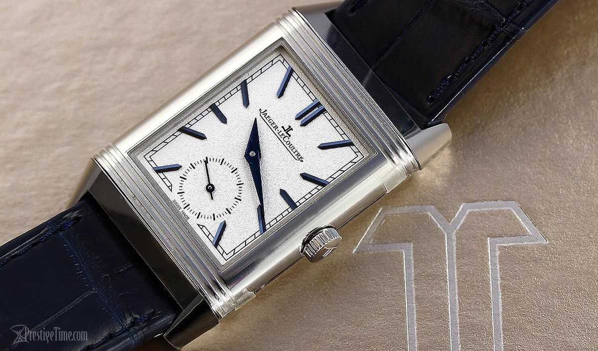 JLC Reverso Tribute Duo silver dial