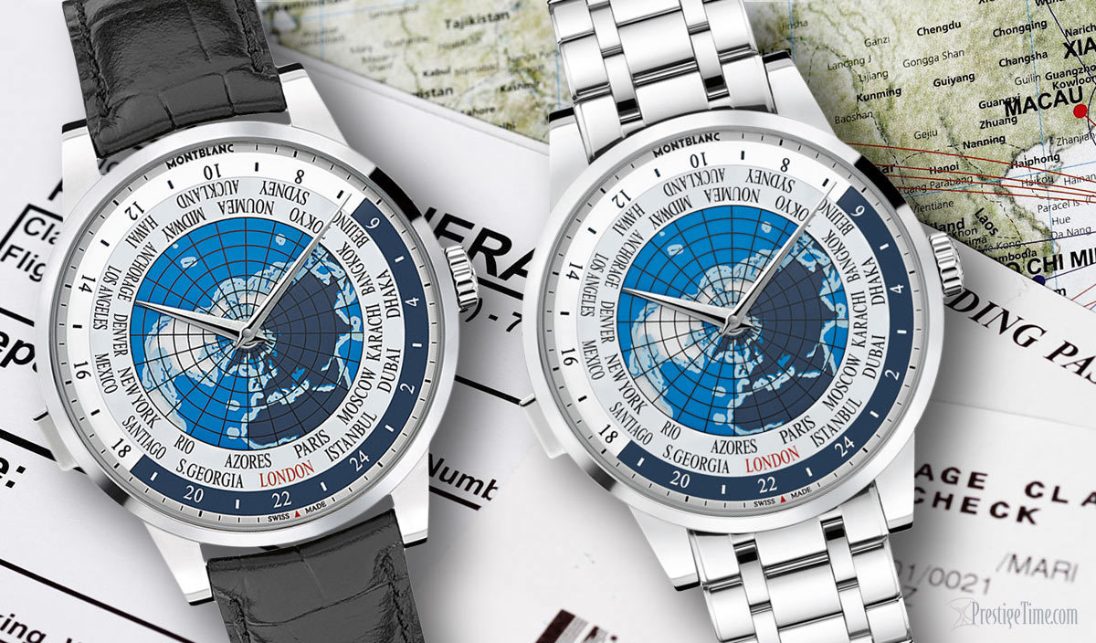 World time watches. Montblanc Star World time GMT 109285. Montblanc World time. Montblanc Heritage Spirit Orbis Terrarum Asian UNICEF New. Montblanc Heritage Spirit Perpetual Calendar Sapphire.