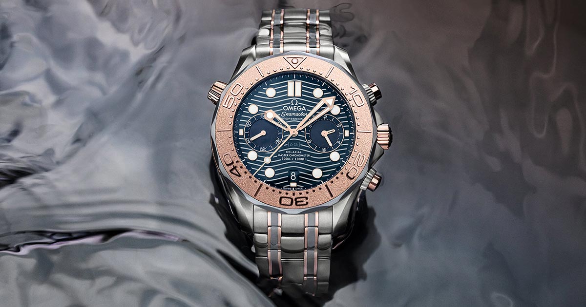 Omega Seamaster Diver 300m Co Axial Master Chronometer Chronograph Bracelet