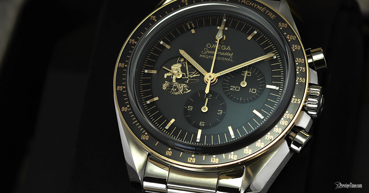 Omega Speedmaster Moonwatch Apollo 11 dial
