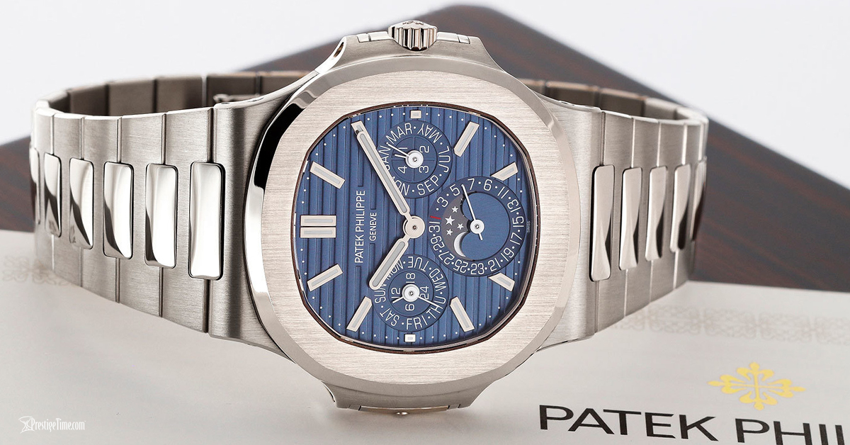 Patek Philippe  Nautilus Perpetual Calendar White Gold 5740/1G-001