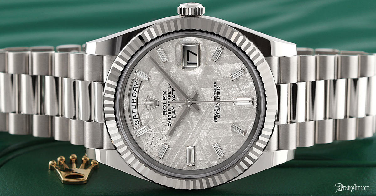 rolex daytona meteorite dial review