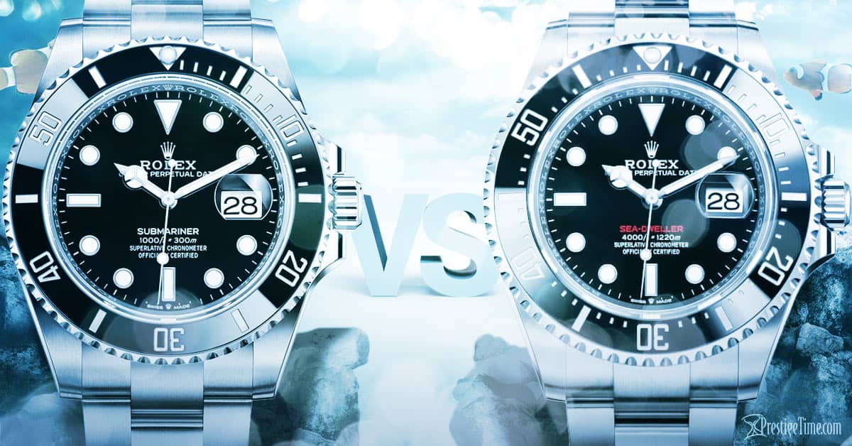 sea dweller 16600 vs submariner