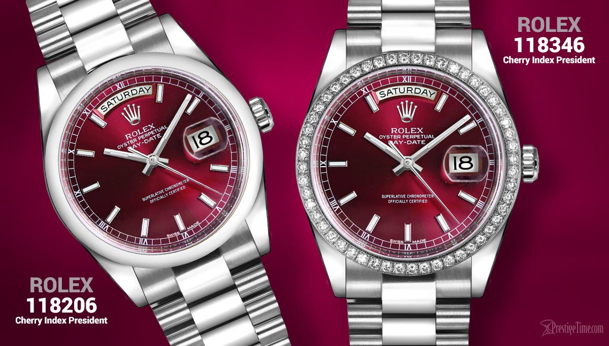 rolex red dial