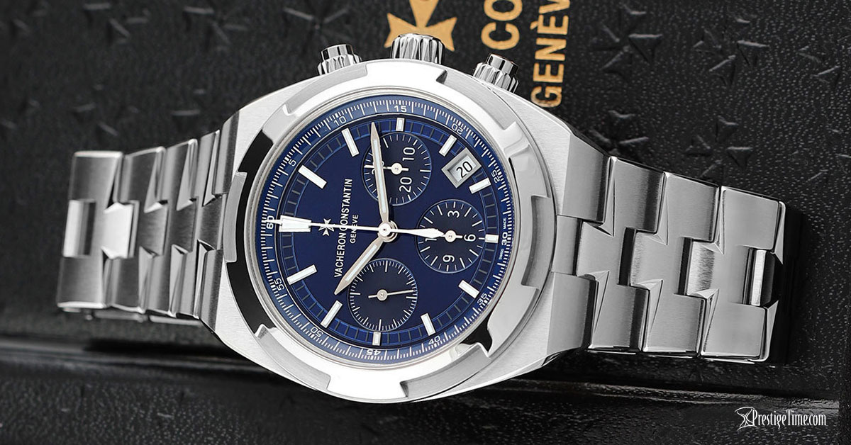 vacheron constantin overseas chronograph blue dial