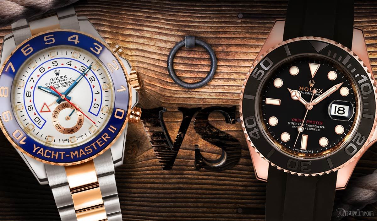 rolex yacht master vs yacht master 2