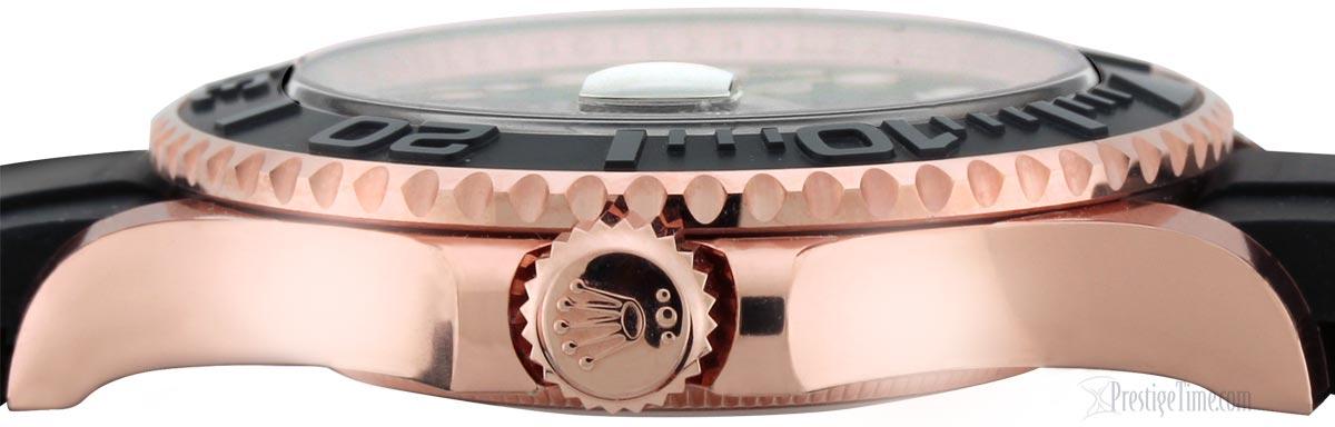 Rolex Yacht-Master 40 Rose Gold Everose 18K Black 40mm Dial & Ceramic