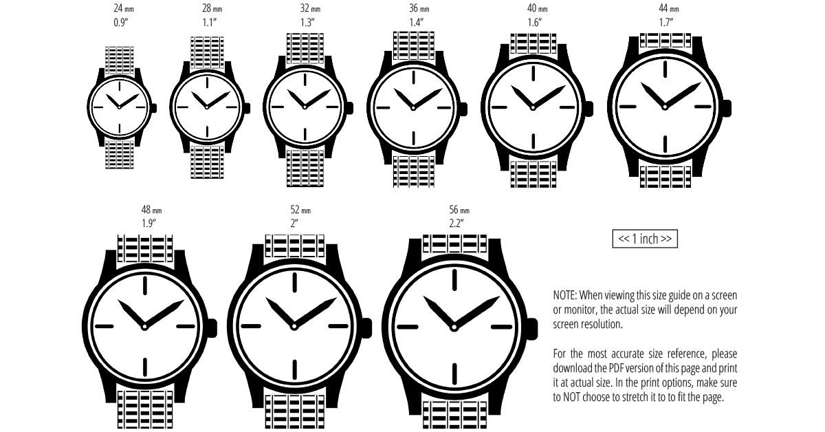 Watch Sizes Guide Which Size Watch Is Best For You 