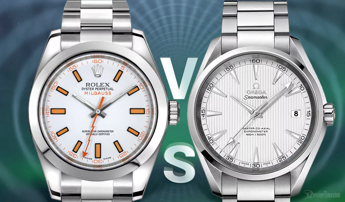 Rolex Milgauss VS Omega Aqua Terra 