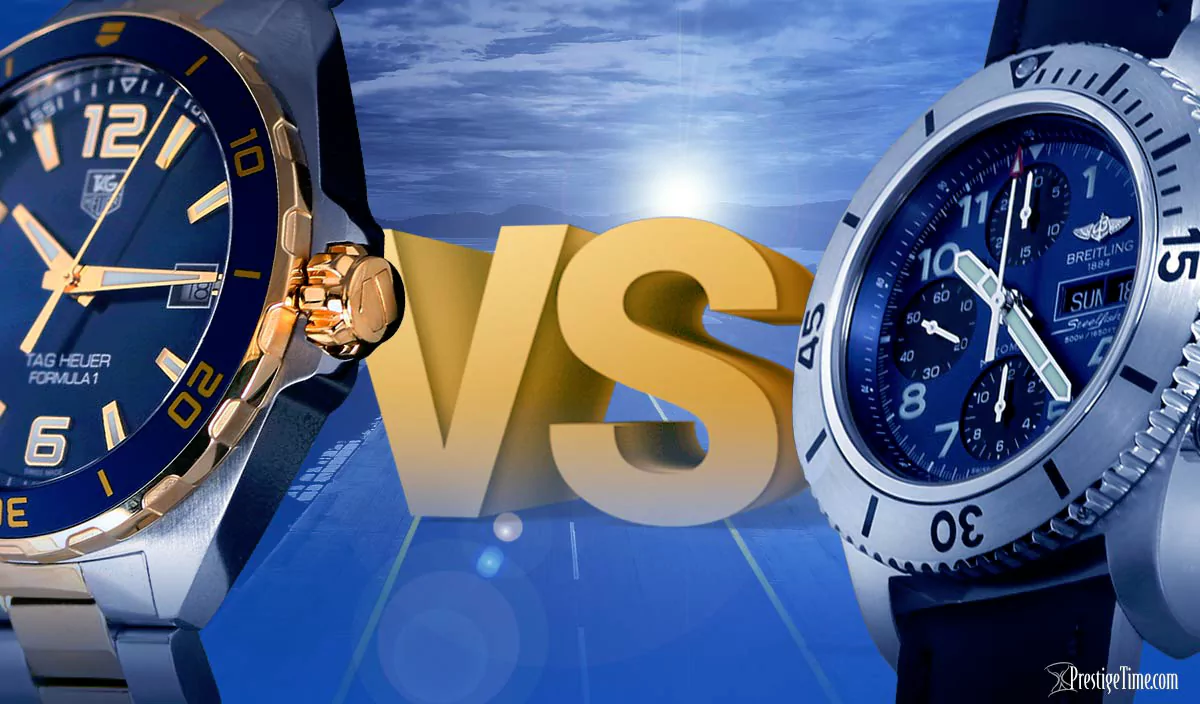 rolex vs tag heuer vs breitling