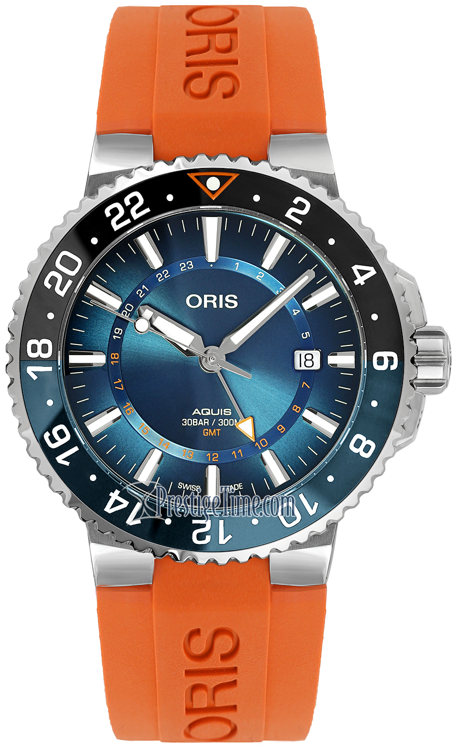 Oris Watches Oris Aquis Gmt Date 01 798 7754 4185-Set RS Carysfort