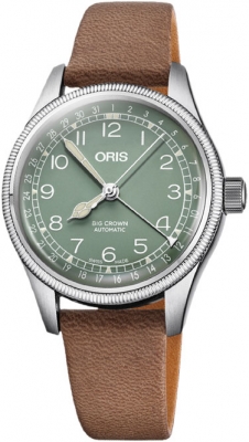 oris big crown pointer date 36mm black