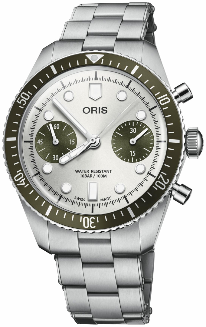 ジュリ Divers Sixty-Five Chronograph - 01 771 7791 4054-07 8 20 18 | Oris