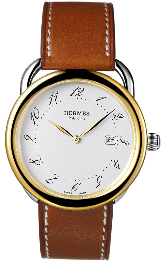 028062WW00 Hermes Arceau Quartz GM 38mm Medium Watch display picture 1
