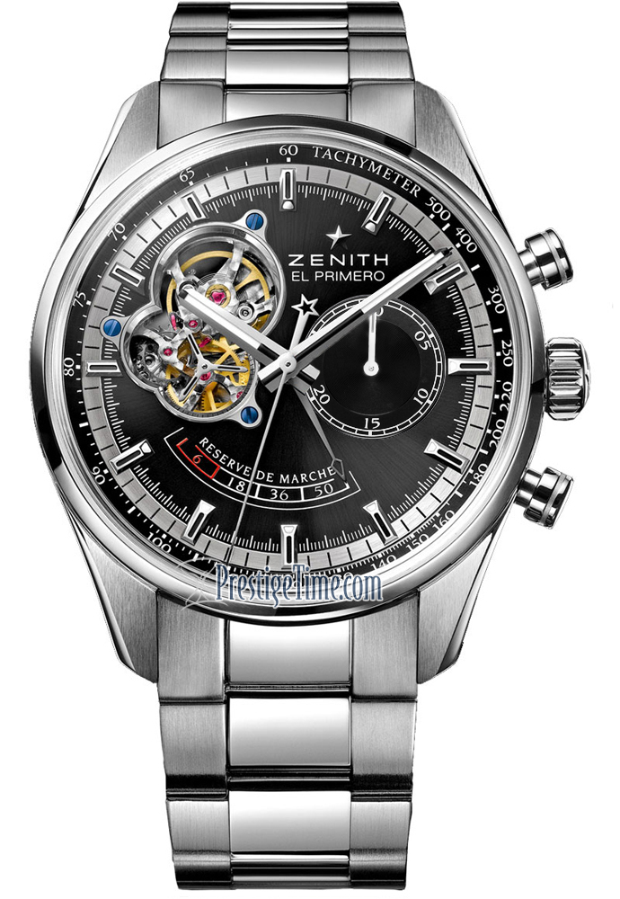 03.2080.4021/21.m2040 Zenith Chronomaster Open Power Reserve Mens