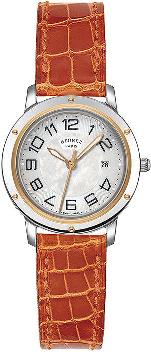 039410WW00 Hermes Clipper Quartz MM 28mm Ladies Watch display picture 1