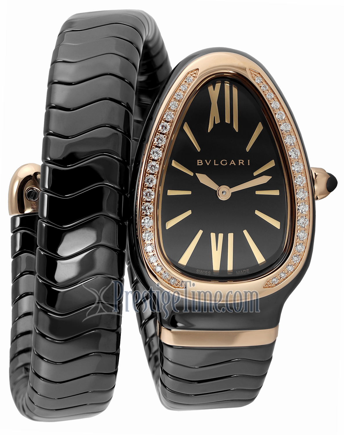 Snake Watch Bulgari Serpenti Black BVLGARI Serpenti Quartz Watch