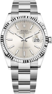 126234 Silver Index Oyster