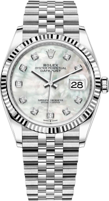 126234 White MOP Diamond Jubilee