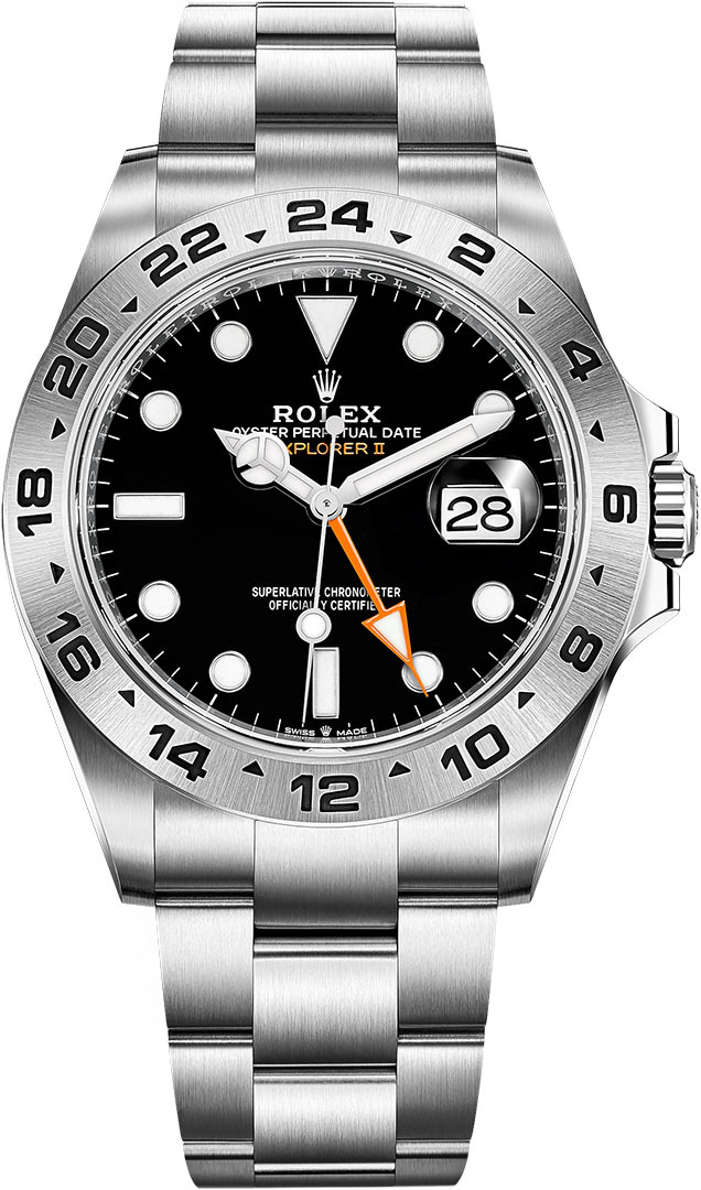226570 Black Rolex Explorer II 42mm Mens Watch