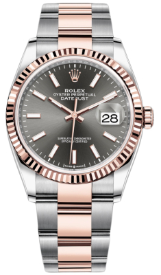 126231 Dark Rhodium Index Oyster