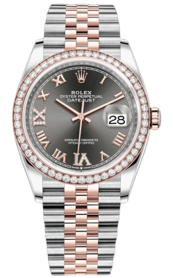 126281RBR Dark Rhodium VI IX Roman Jubilee