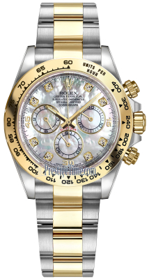 116503 White MOP Diamond Oyster