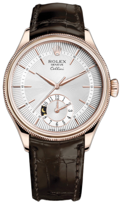 50525 Silver Brown Strap