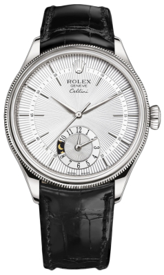 50529 Silver Black Strap