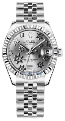 178274 Rhodium Floral Jubilee