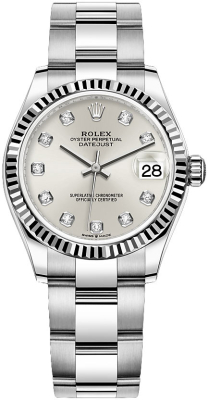 278274 Silver Diamond Oyster