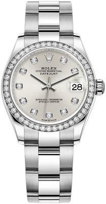 278384rbr Silver Diamond Oyster