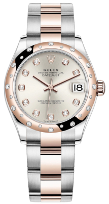 278341rbr Silver Diamond Oyster