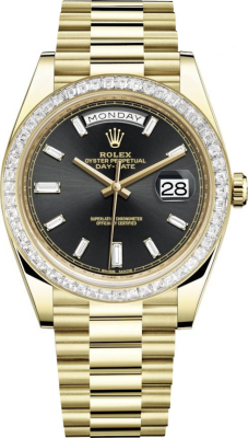 228398TBR Black Baguette