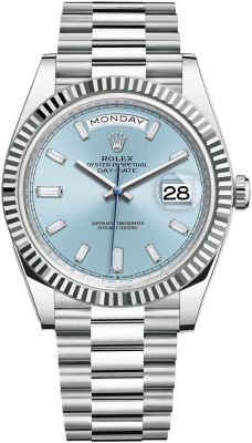 228236 Ice Blue Baguette