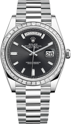 228396TBR Black Baguette