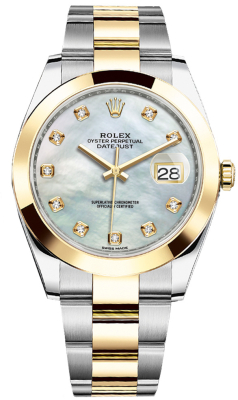 126303 White MOP Diamond Oyster